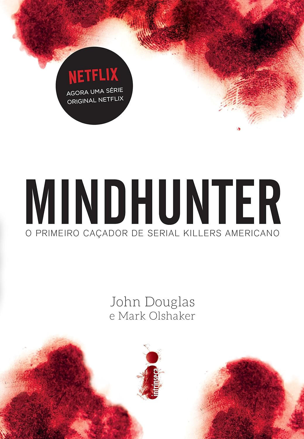 Capa do Livro Mindhunter de John Douglas e Mark Olshaker